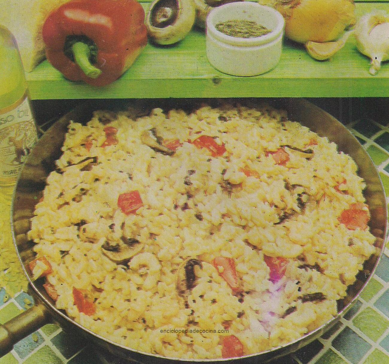 Arroz con camarones