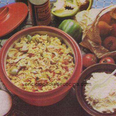 arroz con verduras