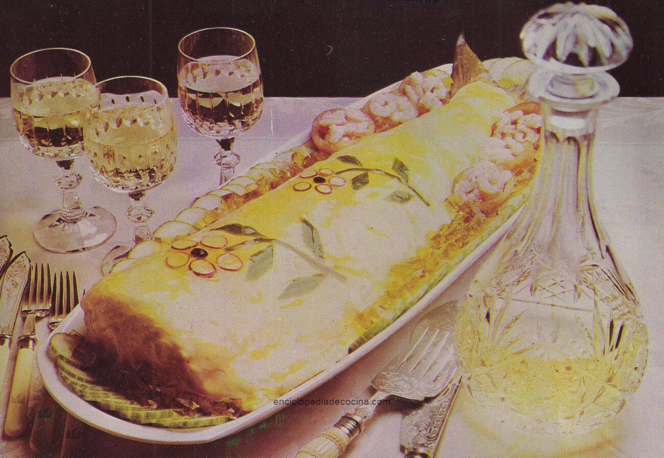 Aspic de salmón