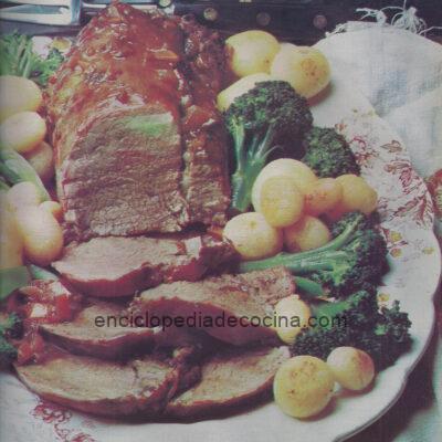 Carne Escabechada Con Bróculi