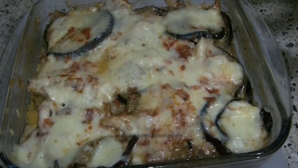 Berenjenas con queso parmesano