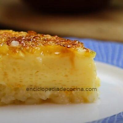 budín de naranja y arroz