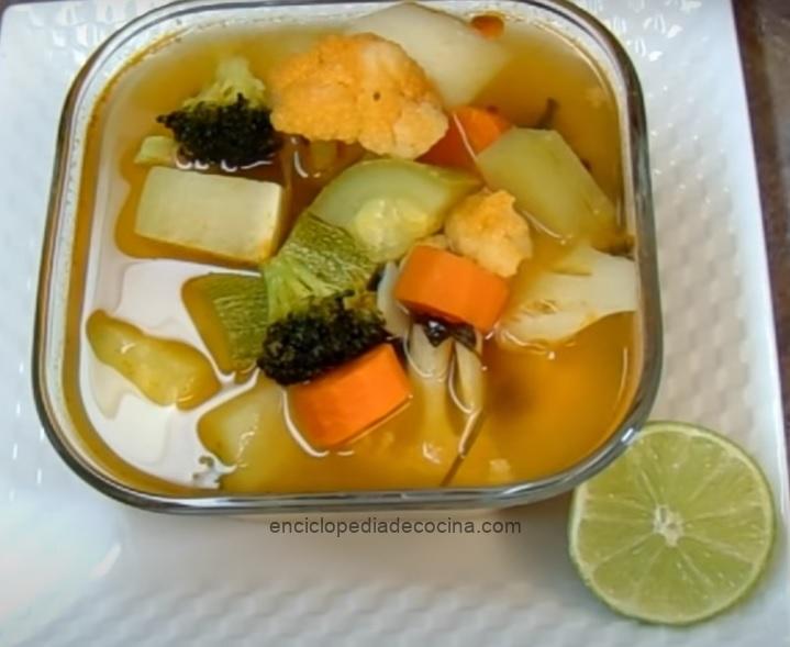 Caldo de verduras