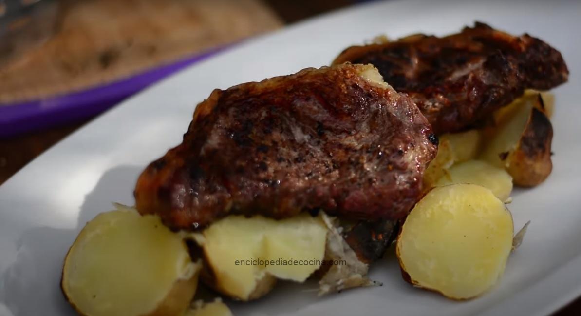 Carne y papas con curry