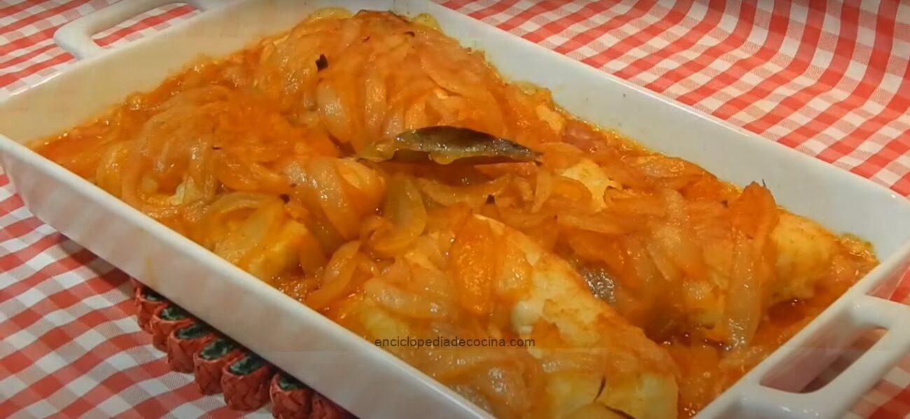 Cazuela de bacalao a la portuguesa