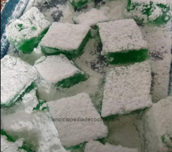 Delicias turcas de crema de menta