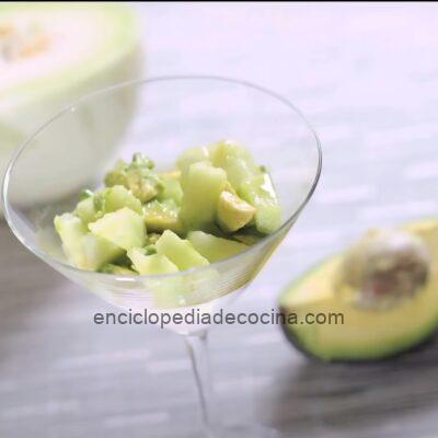 Ensalada de melón y palta