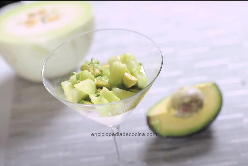 Ensalada de melón y palta