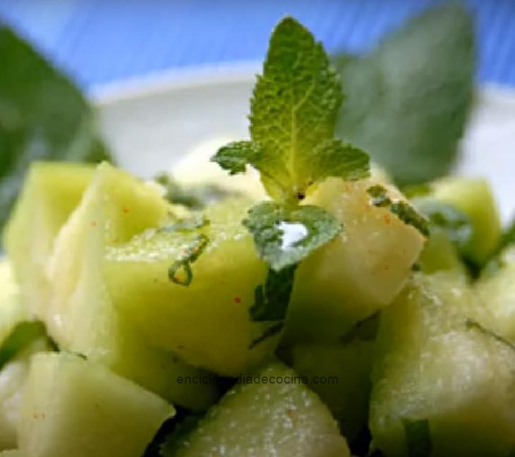 Ensalada de melón y peras