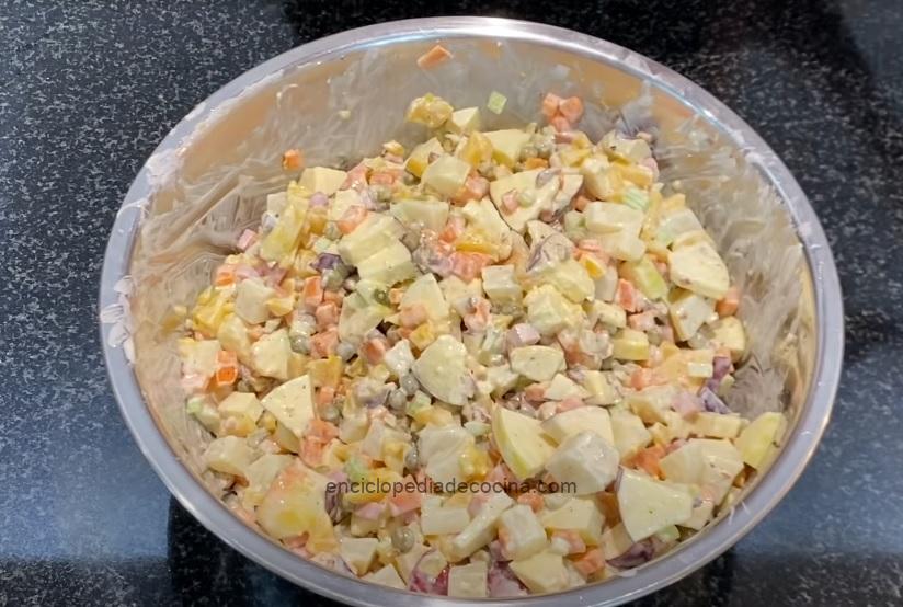 Ensalada de frutas y vegetales