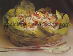 Ensalada de jamón y arroz