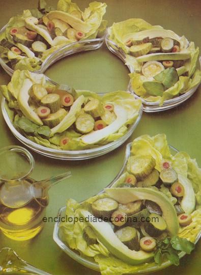 Ensalada de palta y zapallitos