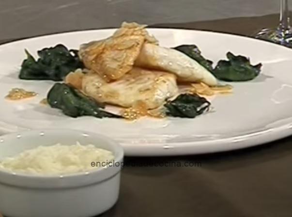 Filetes de lenguado a la normanda