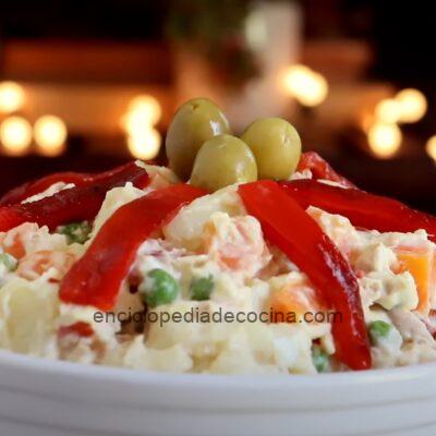 Kazan salad ensalada rusa especial
