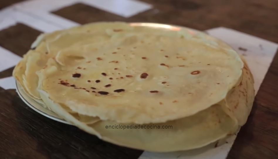 Pasta para panqueques salados