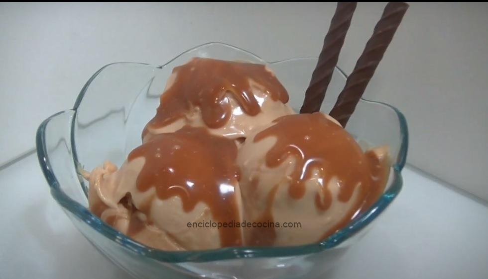 Helado de caramelo