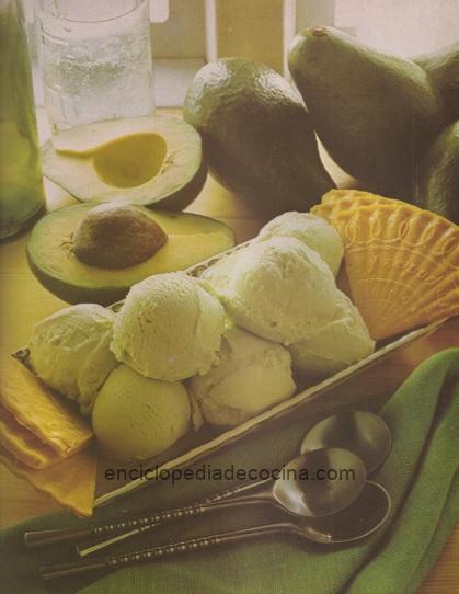 Helado de palta