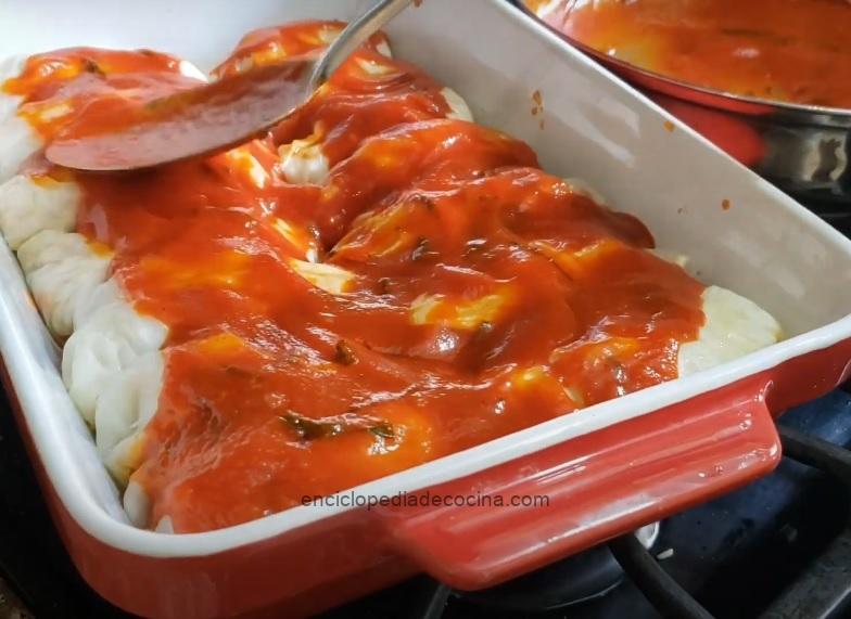 Niños envueltos en salsa de tomate - Recetas de Cocina