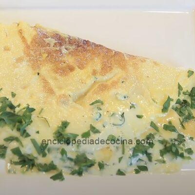 omelette de queso gruyere