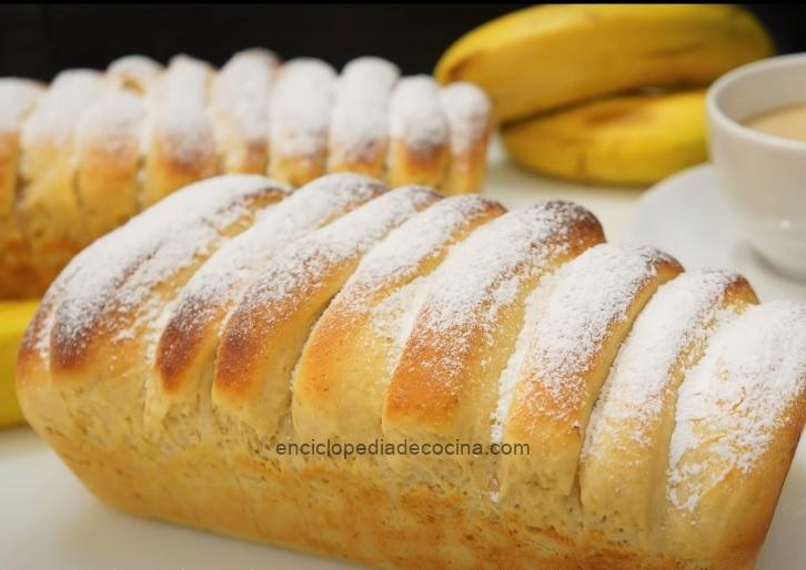 Pan de bananas para el té