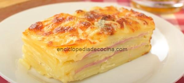 Pan de papas y jamón - Recetas de Cocina