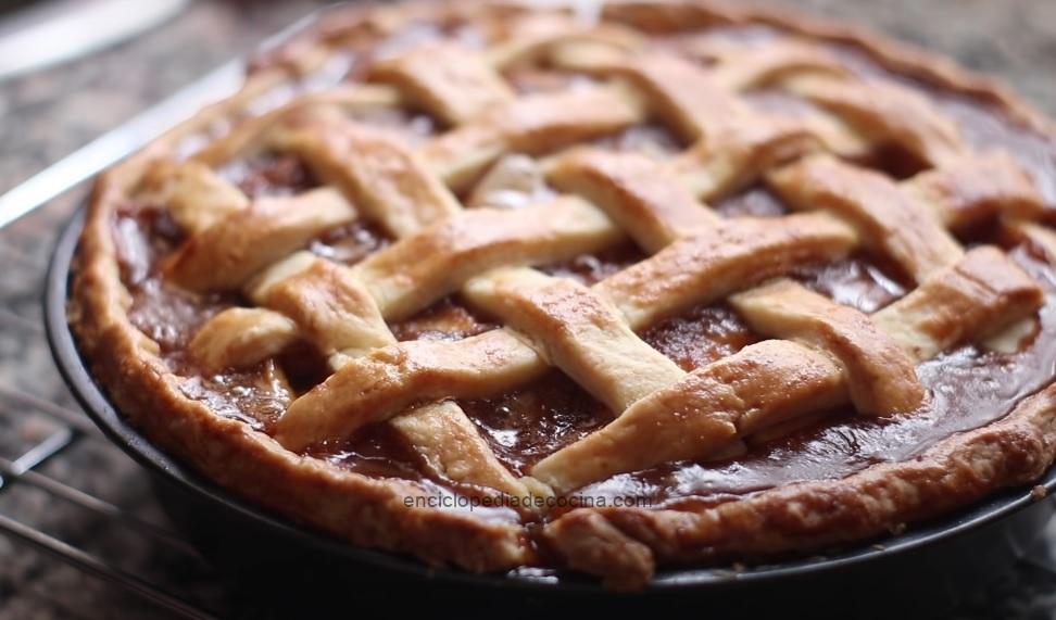 Pastel de manzanas americano