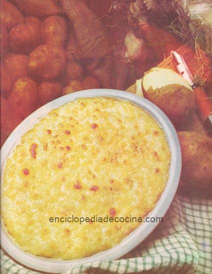 Pastel de papas y queso